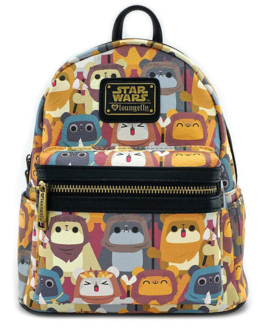 Loungefly Star Wars Ewok Faux Leather Mini Backpack