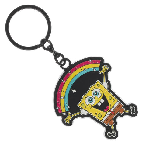 Rainbow Spongebob Squarepants Keychain