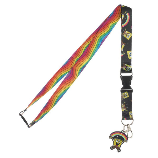 Rainbow Spongebob Squarepants Lanyard