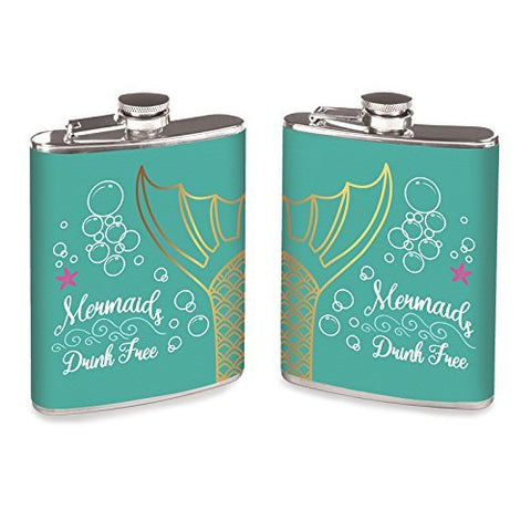 Wink Flask Set of 2, Mermaids