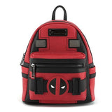 Loungefly X Marvel Deadpool Suit Mini Backpack Red/Black