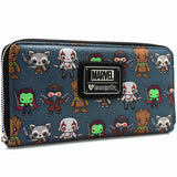 Loungefly X Marvel Guardians of the Galaxy Kawaii Zip Around Wallet