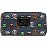 Loungefly X Marvel Guardians of the Galaxy Kawaii Zip Around Wallet