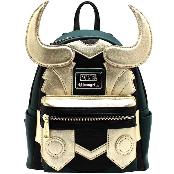 Avengers Loki Faux Leather Mini Loungefly Backpack Standard