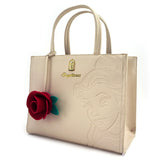 Loungefly x Beauty And The Beast Belle Embossed Charm Bag