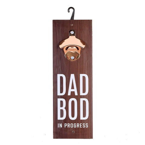 Wild Eye Designs Magnetic Wall Mounted Bottle Opener Dad Bod