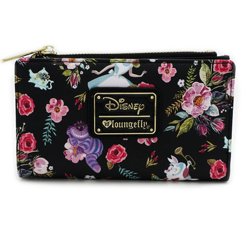 Loungefly x Alice Character Floral Print Wallet