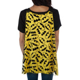 Batman Bat Logo 2 Capes Cape Top T-shirt Tee Shirt