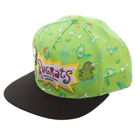 Nickelodeon Rugrats Reptar Hat Sublimated Snapback Rugrats Hat