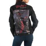 HARLEY QUINN BLK DENIM JACKET