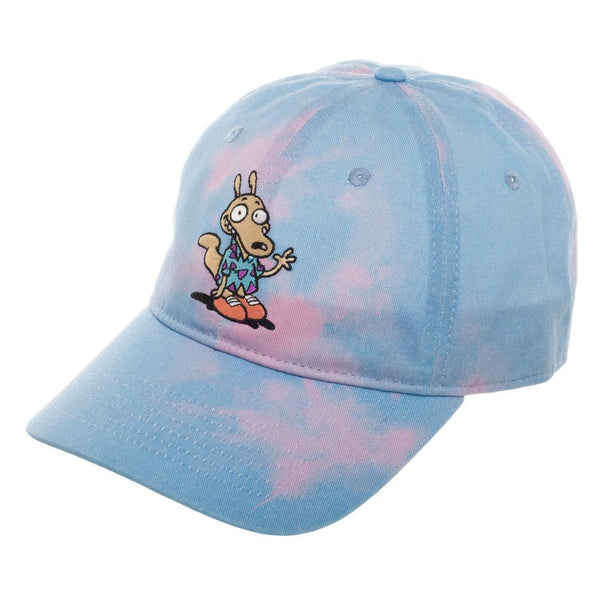Rocko's Modern Life Hat - Tie Dye Hat w/ Rocko's Modern life Embroidery Gift for Men