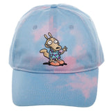 Rocko's Modern Life Hat - Tie Dye Hat w/ Rocko's Modern life Embroidery Gift for Men