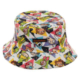 Nickelodeon Bucket Hat All Over Print 90s Cartoon Hat