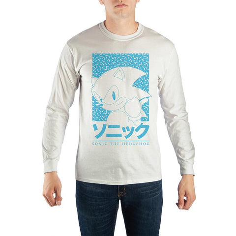Sonic The Hedgehog Portrait Long-Sleeve T-Shirt