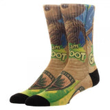 Guardians of the Galaxy Groot Sublimated Crew Socks