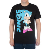 Sega Sonic Black T-Shirt