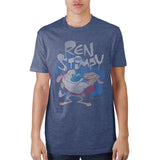 Ren & Stimpy Navy Heather T-Shirt
