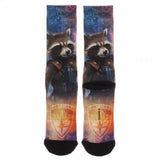 Guardians of the Galaxy Rocket Sublimated  Crew Socks