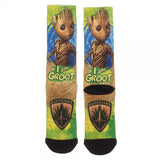 Guardians of the Galaxy Groot Sublimated Crew Socks