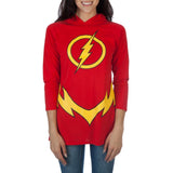 DC COMICS FLASH HOODED RAGLAN